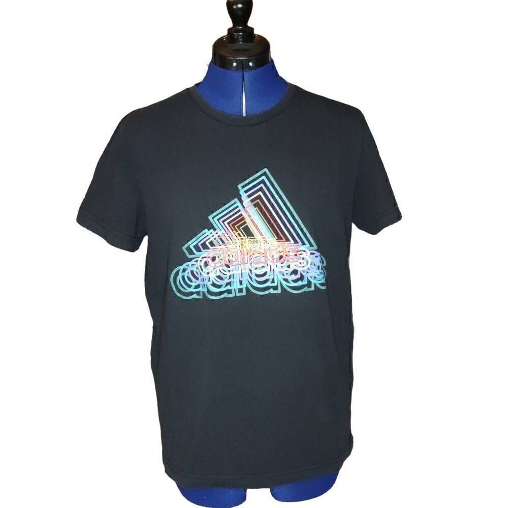 Adidas Men's Climalite Future Bos Crew-neck T-shirt Black Medium
